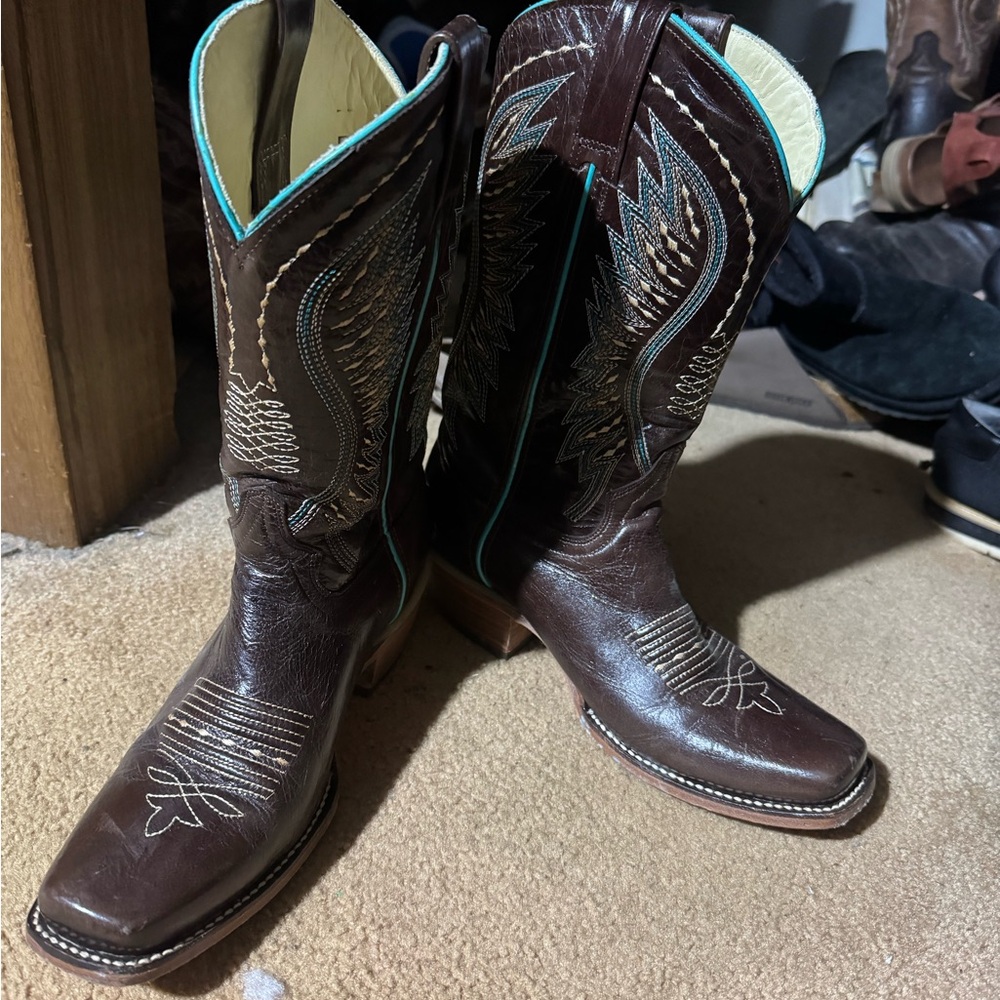 Brown Western Cowboy Boots